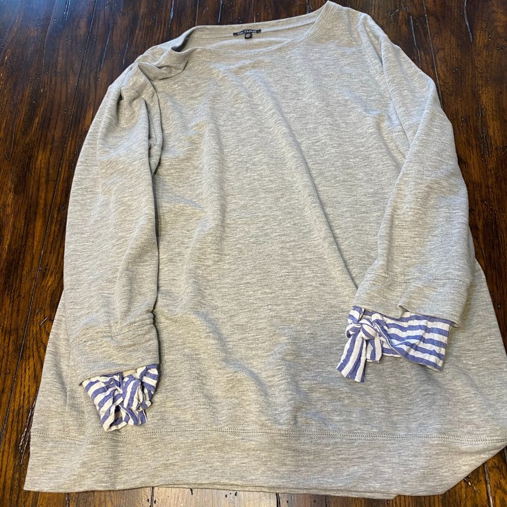 3/4 Sleeve Stitch Fix Pullover w/ Sleeve Detail